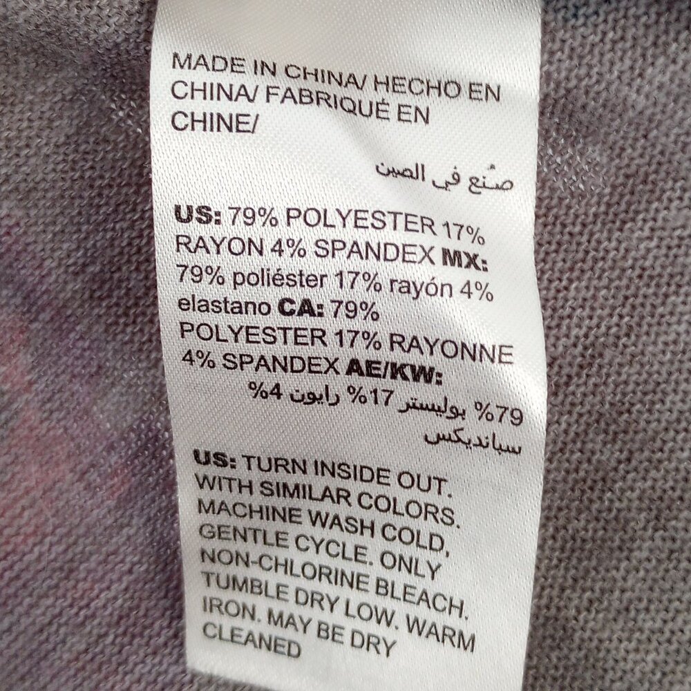 Chico's Rose-Print Button-Sleeve Knit Tunic Top - image 8